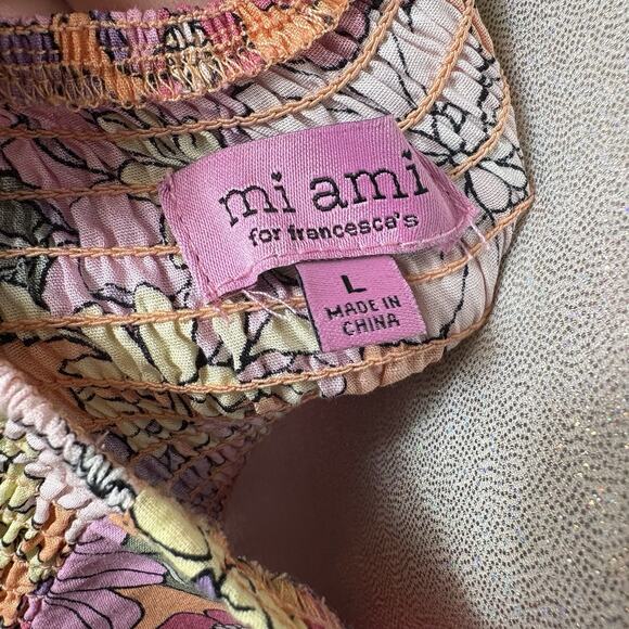 Francesca Floral Tiered Maxi Dress Size L Cottagecore Boho Garden Romantic - Picture 8 of 13